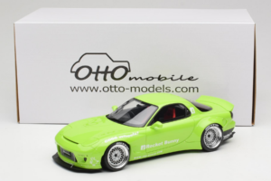 Mazda RX-7 FD Rocket Bunny Pearl Green Otto 1:18 OT1155 Resina — immagine 6 di 6