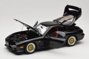 Mazda RX-7 FD Tuned Version Brilliant Black AUTOart 1:18 75968 Pressofusione — immagine 2 di 8
