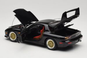 Mazda RX-7 FD Tuned Version Brilliant Black AUTOart 1:18 75968 Pressofusione — immagine 5 di 8