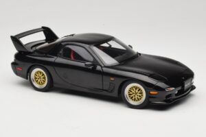 Mazda RX-7 FD Tuned Version Brilliant Black AUTOart 1:18 75968 Pressofusione — immagine 6 di 8