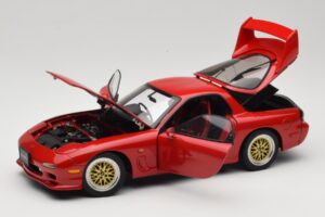 Mazda RX-7 FD Tuned Version Vintage Red AUTOart 1:18 75969 Pressofusione — immagine 2 di 8