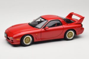 Mazda RX-7 FD Tuned Version Vintage Red AUTOart 1:18 75969 Pressofusione