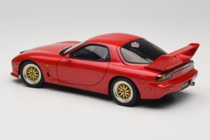 Mazda RX-7 FD Tuned Version Vintage Red AUTOart 1:18 75969 Pressofusione — immagine 7 di 8