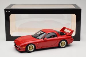 Mazda RX-7 FD Tuned Version Vintage Red AUTOart 1:18 75969 Pressofusione — immagine 8 di 8
