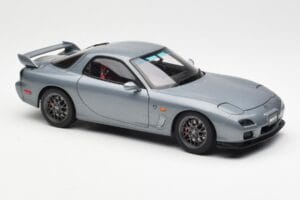 Mazda RX-7 FD Spirit R Type A Grigio Metallic AUTOart 1:18 75987 Pressofusione — immagine 6 di 8