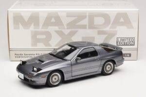 Mazda Savanna RX-7 FC3S Grigio Wheelart 1:18 WA180401 Pressofusione — immagine 10 di 10