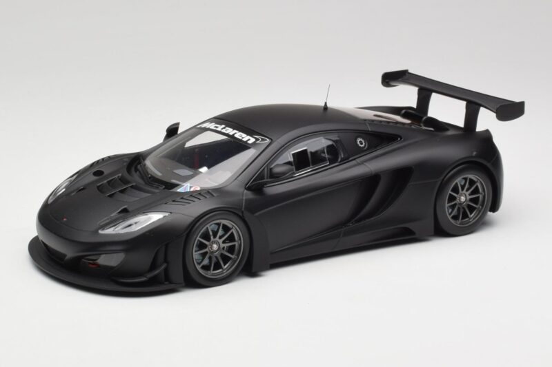 McLaren 12C GT3 Carbon Opaco Nero Minichamps 1:18 151121390 Pressofusione