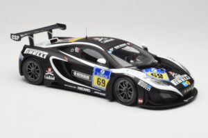 McLaren 12C GT3 Dorr Motorsport #69 C. Adams / M. Klasen 24 Hours Nurburgring 2013 Minichamps 1:18 151131369 Pressofusione — immagine 4 di 6