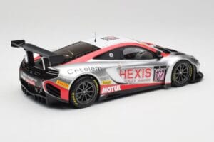 McLaren 12C GT3 Hexis Racing #107 O. Panis / F. Cazenave 24 Hours of Spa 2013 Minichamps 1:18 151131397 Pressofusione — immagine 2 di 6