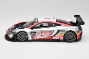 McLaren 12C GT3 Hexis Racing #107 O. Panis / F. Cazenave 24 Hours of Spa 2013 Minichamps 1:18 151131397 Pressofusione — immagine 3 di 6