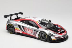 McLaren 12C GT3 Hexis Racing #107 O. Panis / F. Cazenave 24 Hours of Spa 2013 Minichamps 1:18 151131397 Pressofusione — immagine 4 di 6