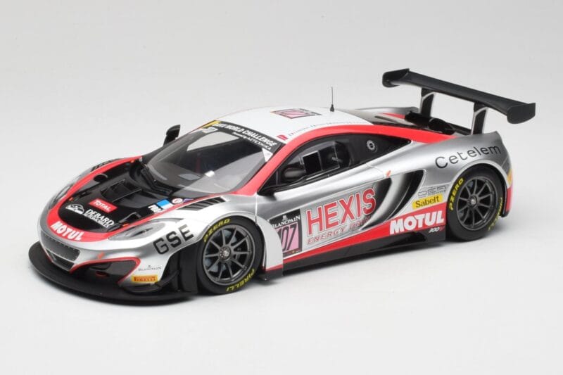 McLaren 12C GT3 Hexis Racing #107 O. Panis / F. Cazenave 24 Hours of Spa 2013 Minichamps 1:18 151131397 Pressofusione