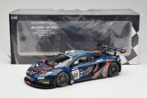 McLaren 12C GT3 #88 Von Ryan Racing A. Barff / T. Goodwin / B. Senna Spa 24 Hours 2013 Minichamps 1:18 151131388 Pressofusion — immagine 6 di 6