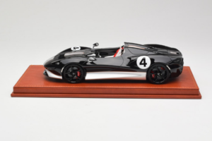 McLaren Elva Nero Argento AB Models 1:18 REMC022 Resina