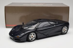 McLaren F1 Dark Blue Metallic Minichamps 1:12 530133128 Pressofusione — immagine 9 di 9
