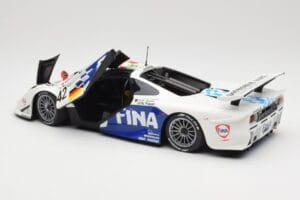 McLaren F1 GTR BMW Motorsport #42 J. Lehto / S. Soper / N. Piquet 24 Hours of Le Mans 1997 Minichamps 1:18 530133742 Pressofu — immagine 5 di 8