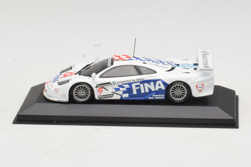 McLaren F1 GTR #9 Fina P. Kox / R. Ravaglia / A. Montermini 24 Hours of Le Mans 1997 Minichamps 1:43 MCLAREN002 Pressofusione