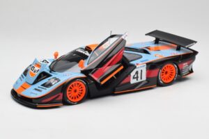 McLaren F1 GTR Gulf #41 P. Gounon / S. Oloffson 24 Hours of Le Mans 1997 Minichamps 1:18 530133741 Pressofusione — immagine 2 di 8