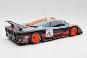 McLaren F1 GTR Gulf #41 P. Gounon / S. Oloffson 24 Hours of Le Mans 1997 Minichamps 1:18 530133741 Pressofusione — immagine 3 di 8