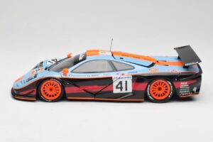 McLaren F1 GTR Gulf #41 P. Gounon / S. Oloffson 24 Hours of Le Mans 1997 Minichamps 1:18 530133741 Pressofusione — immagine 4 di 8