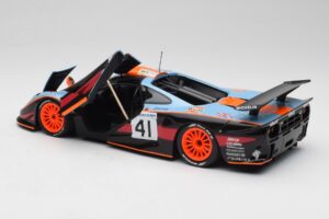 McLaren F1 GTR Gulf #41 P. Gounon / S. Oloffson 24 Hours of Le Mans 1997 Minichamps 1:18 530133741 Pressofusione — immagine 5 di 8