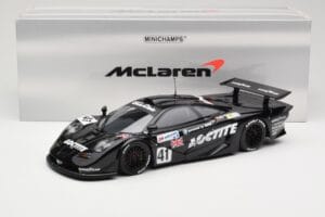 McLaren F1 GTR Gulf Team Davidoff #41 T. Bscher / E. Pirro / R. Capello 24 Hours of Le Mans 1998 Minichamps 1:18 530133841 Pr — immagine 8 di 8