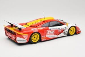 McLaren F1 GTR Gulf Team Davidoff #40 D. O'Rourke / G. Sugden / J. Auberlein 24 Hours of Le Mans 1998 Minichamps 1:18 5301338 — immagine 3 di 8