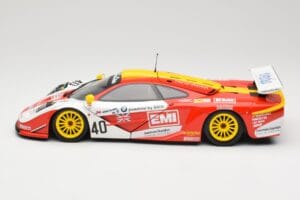 McLaren F1 GTR Gulf Team Davidoff #40 D. O'Rourke / G. Sugden / J. Auberlein 24 Hours of Le Mans 1998 Minichamps 1:18 5301338 — immagine 4 di 8