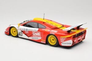 McLaren F1 GTR Gulf Team Davidoff #40 D. O'Rourke / G. Sugden / J. Auberlein 24 Hours of Le Mans 1998 Minichamps 1:18 5301338 — immagine 7 di 8