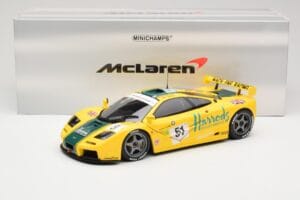 McLaren F1 GTR Harrods Mach One Racing #51 A. Wallace / D. Bell / J. Bell 24 Hours of Le Mans 1995 Minichamps 1:18 530133551  — immagine 8 di 8
