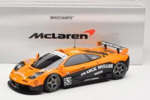 McLaren F1 GTR Kokusai Kaihatsu Racing #53 O. Giroix / J. Sala / P. Deletraz 24 Hours of Le Mans 1996 Minichamps 1:18 5301336 — immagine 8 di 8