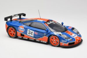 McLaren F1 GTR #34 Gulf Racing 1996 UT Models 1:18 39621 Pressofusione — immagine 6 di 8
