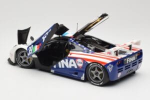 McLaren F1 GTR Team Bigazzi #39 N. Piquet / A. Cecotto / D. Sullivan 24 Hours of Le Mans 1996 Minichamps 1:18 530133639 Press — immagine 5 di 8