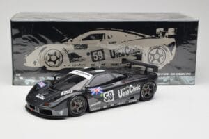 McLaren F1 GTR #59 Ueno Clinic Y. Dalmas / J.J. Lehto / M. Sekiya 24 Hours of Le Mans Winner 1995 Minichamps 1:18 530133559 P — immagine 8 di 8