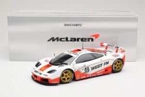McLaren F1 GTR West Competition #49 J. Nielsen / J. Mass / T. Bscher 24 Hours of Le Mans 1995 Minichamps 1:18 530133549 Press — immagine 8 di 8