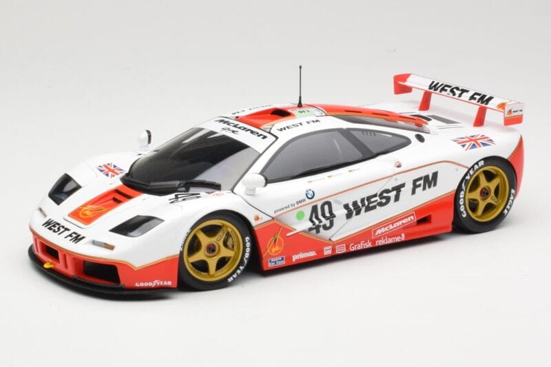 McLaren F1 GTR West Competition #49 J. Nielsen / J. Mass / T. Bscher 24 Hours of Le Mans 1995 Minichamps 1:18 530133549 Press