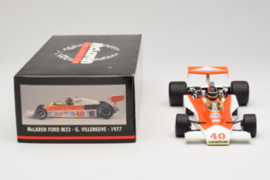 McLaren M23 Ford #40 G. Villeneuve British GP 1977 Minichamps 1:18 530771840 Pressofusione — immagine 6 di 7
