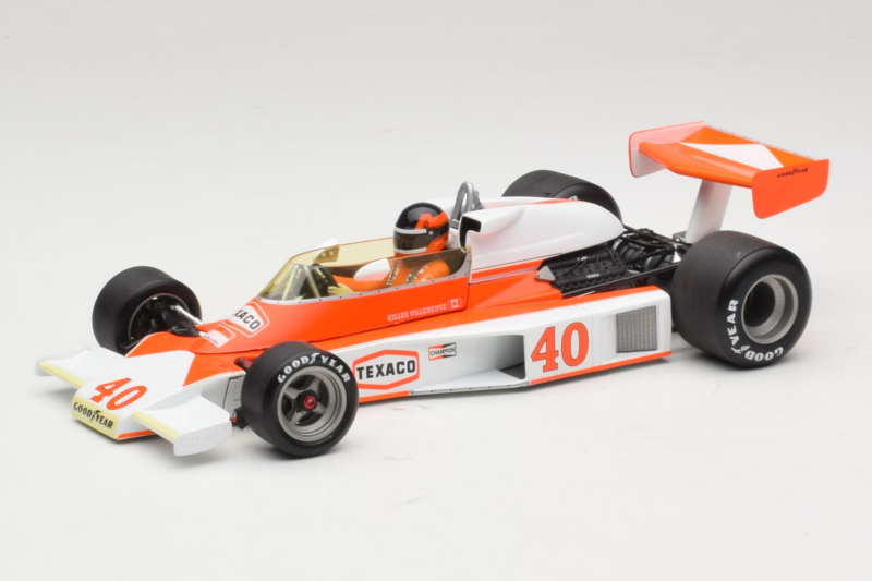 McLaren M23 Ford #40 G. Villeneuve British GP 1977 Minichamps 1:18 530771840 Pressofusione