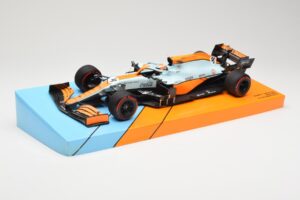 McLaren MCL35M #4 L. Norris 3rd Place Monaco GP 2021 Minichamps 1:18 533212402 Pressofusione — immagine 2 di 6