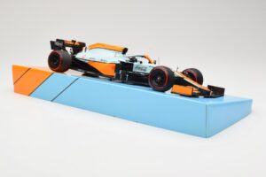 McLaren MCL35M #4 L. Norris 3rd Place Monaco GP 2021 Minichamps 1:18 533212402 Pressofusione — immagine 4 di 6