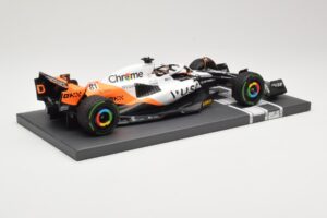 McLaren MCL60 #81 O. Piastri Monaco GP 2023 Minichamps 1:18 537232581 Pressofusione — immagine 3 di 6