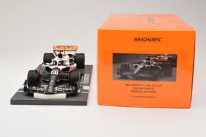 McLaren MCL60 #81 O. Piastri Monaco GP 2023 Minichamps 1:18 537232581 Pressofusione — immagine 6 di 6
