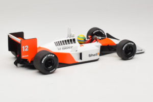 McLaren MP4/4 Honda #12 A. Senna Marlboro McLaren F1 World Champion 1988 Minichamps 1:18 540881812 Pressofusione — immagine 2 di 7