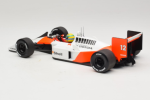 McLaren MP4/4 Honda #12 A. Senna Marlboro McLaren F1 World Champion 1988 Minichamps 1:18 540881812 Pressofusione — immagine 5 di 7