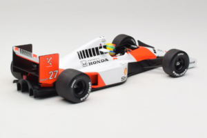McLaren MP4/5B Honda #27 A. Senna Marlboro McLaren F1 World Champion 1990 Minichamps 1:18 540901827 Pressofusione — immagine 2 di 7