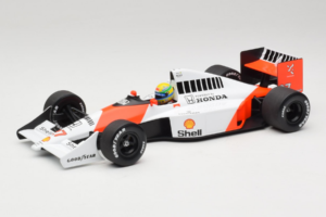 McLaren MP4/5B Honda #27 A. Senna Marlboro McLaren F1 World Champion 1990 Minichamps 1:18 540901827 Pressofusione