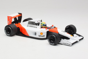 McLaren MP4/6 Honda #1 A. Senna Marlboro McLaren F1 World Champion 1991 Minichamps 1:18 540911801 Pressofusione — immagine 4 di 7