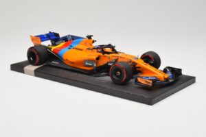 McLaren MCL33 Renault #14 F. Alonso Last F1 Race Abu Dhabi GP 2018 Minichamps 1:18 537183914 Pressofusione — immagine 4 di 6