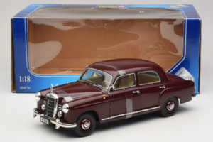 Mercedes 180 Ponton Rosso Scuro Revell 1:18 08876 Pressofusione — immagine 6 di 6