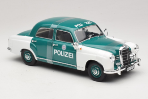 Mercedes 180 Ponton Polizei Revell 1:18 8863 Pressofusione — immagine 4 di 6